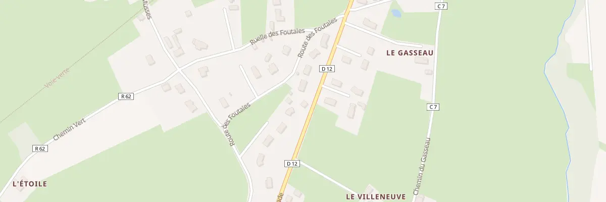Plan du 1 L’Hirondelle à Mézeray