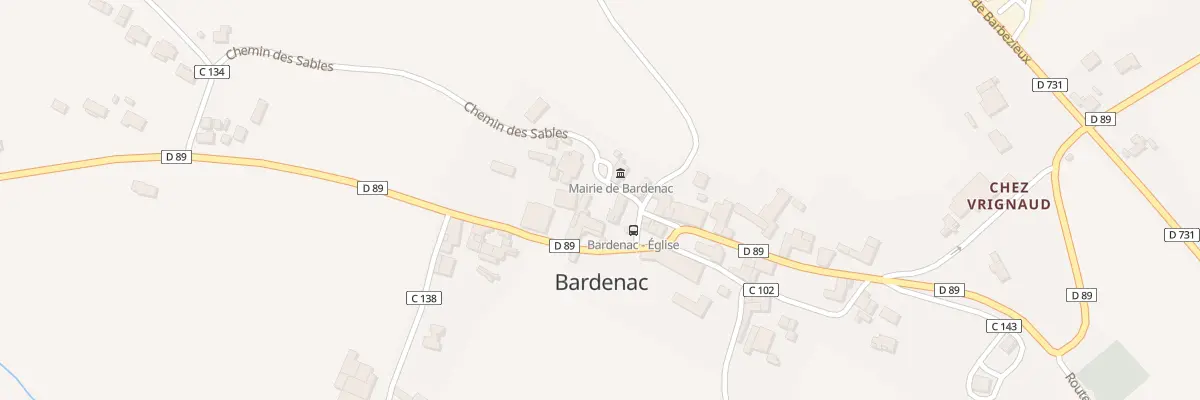 Plan du 5001 Bardenac à Bardenac