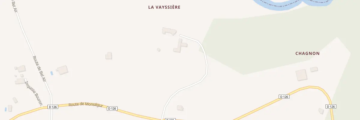 Plan du 2 Lavayssiere à Loubens