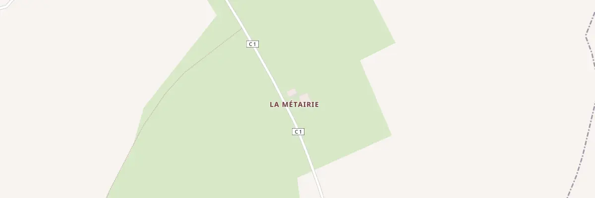 Plan du 5553 La Grande Metairie à Vasles