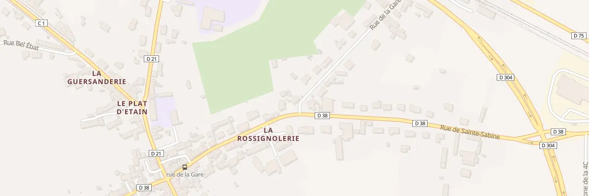 Plan du 41 Rue de la Gare à Conlie