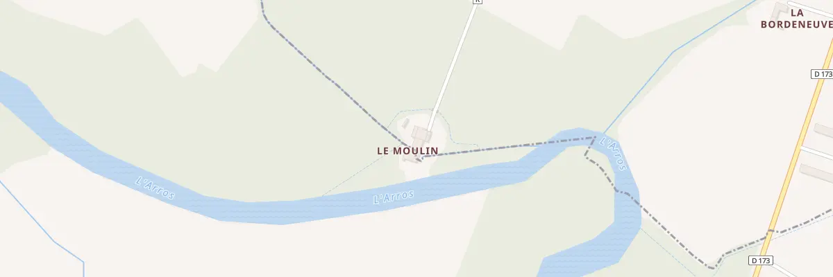 Plan du 425 Rte de Riscle à Termes-d’Armagnac