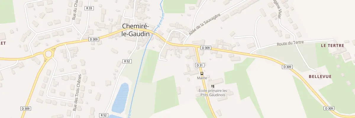 Plan du 15 Rue du Renom à Chemiré-le-Gaudin