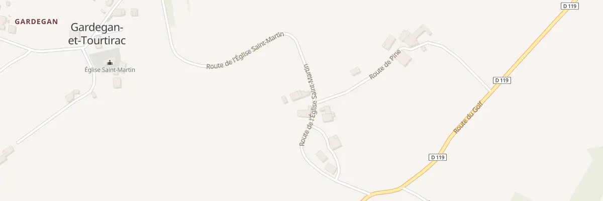 Plan du 44B Boulaygue à Gardegan-et-Tourtirac
