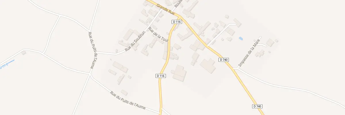 Plan du 3 Rte de Hanc à Valdelaume