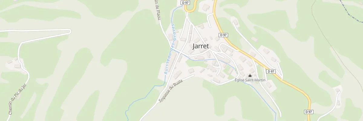 Plan du 11 Che de Louzourm à Jarret