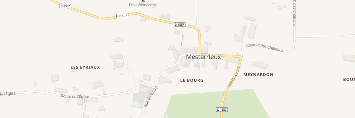 Plan du 22 Le Bourg à Mesterrieux