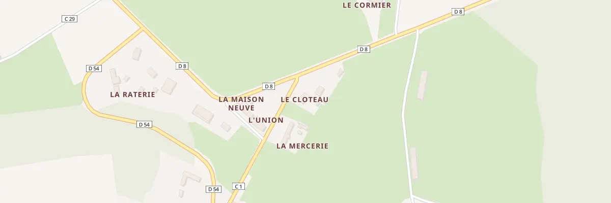 Plan du 5013 Le Bas du Tertre à Courcelles-la-Forêt