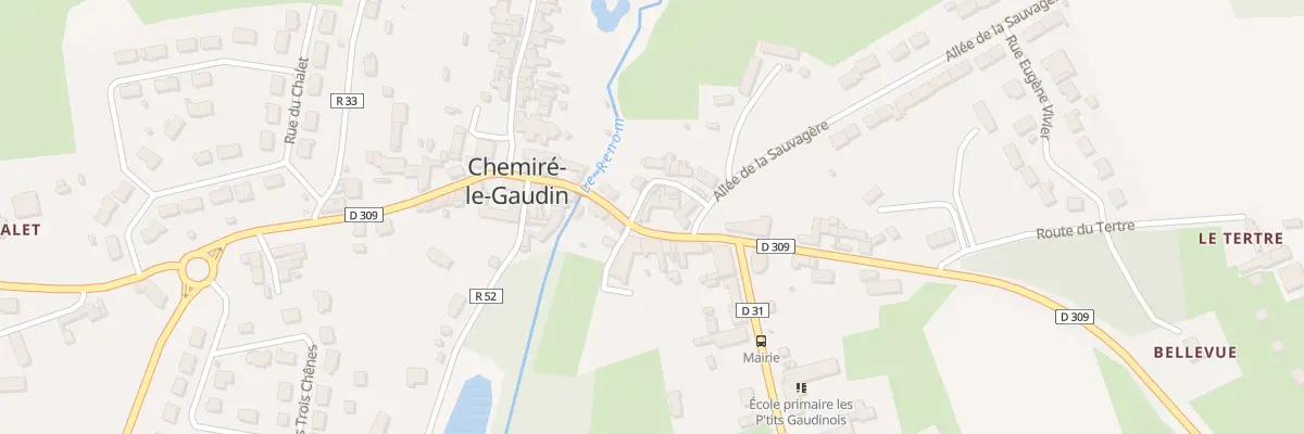 Plan du 18 Rue du Renom à Chemiré-le-Gaudin