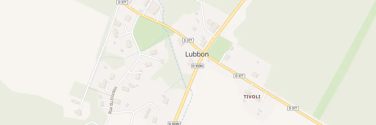 Plan du 53 Pradeou à Lubbon