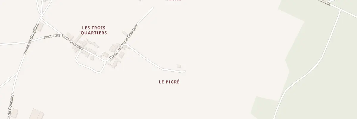 Plan du 30 Rte des Trois Quartiers à Neuillé
