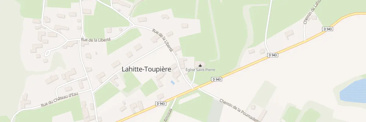 Plan du 8 Rue de la Liberté à Lahitte-Toupière