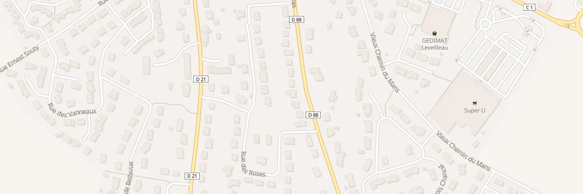 Plan du 40 Rue de Cures à Conlie