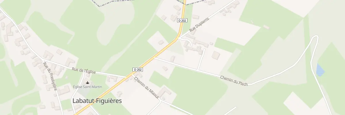 Plan du 3 Che du Plech à Labatut-Figuières