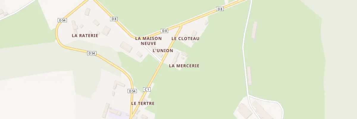 Plan du 5029 La Mercerie à Courcelles-la-Forêt