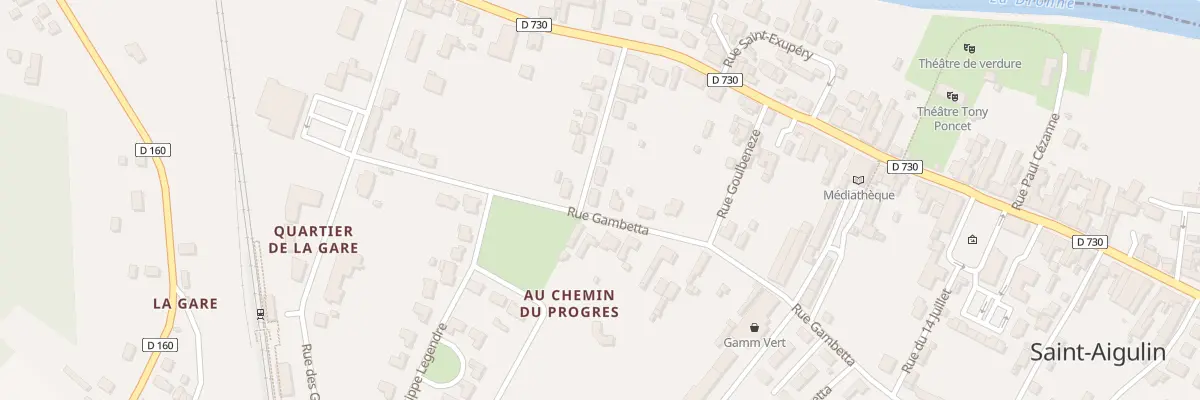 Plan du 9 Rue Godineau-veillon à Saint-Aigulin