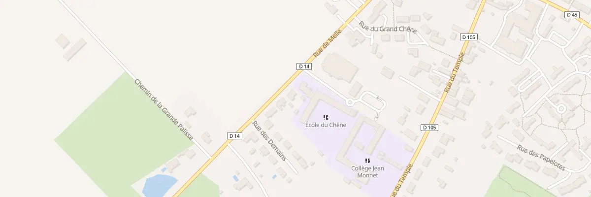 Plan du 20 Rue de Melle à Lezay