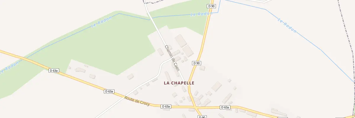 Plan du 1 Che de Caen au Marais-la-Chapelle