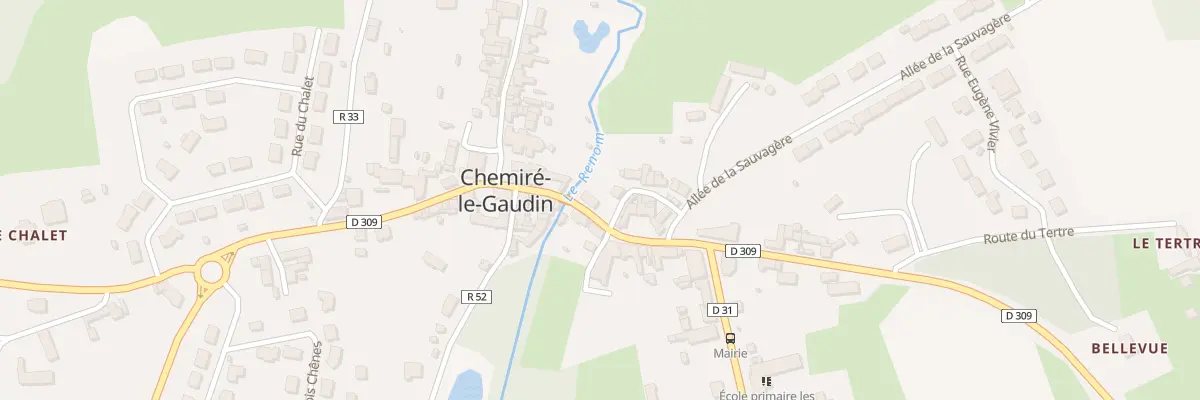 Plan du 20 Rue du Renom à Chemiré-le-Gaudin