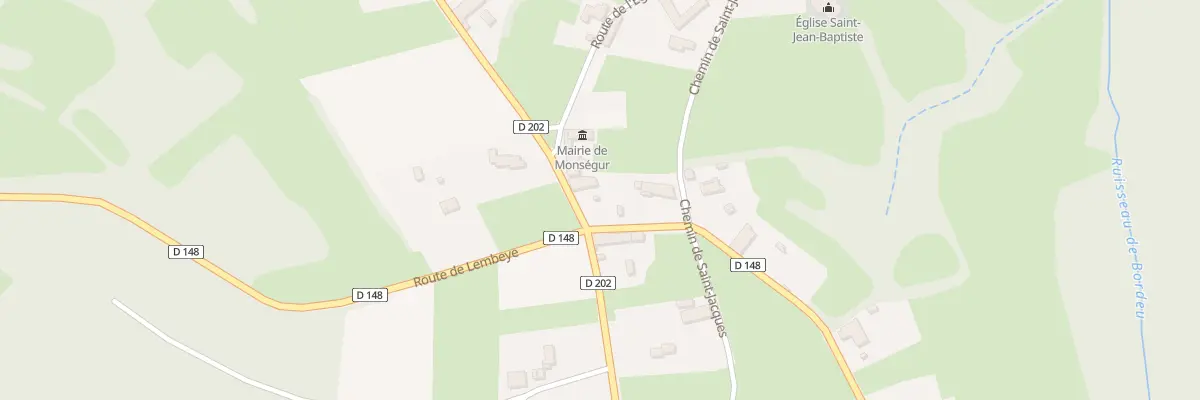 Plan du 9523 Rte de Lahitte à Monségur