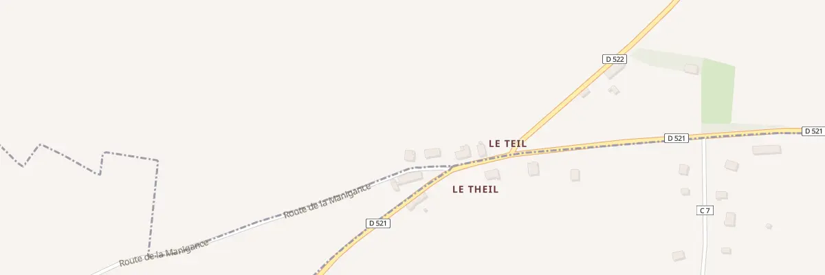 Plan du 22 Rte du Theil à Pacé