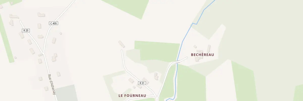 Plan du 8 All de Bechereau La Roche à Chemiré-le-Gaudin