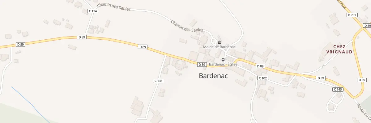 Plan du 10 Rue des Anciennes Forges à Bardenac