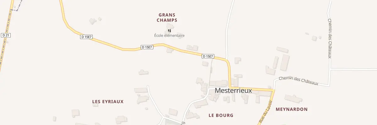 Plan du 4 Les Eyriaux à Mesterrieux
