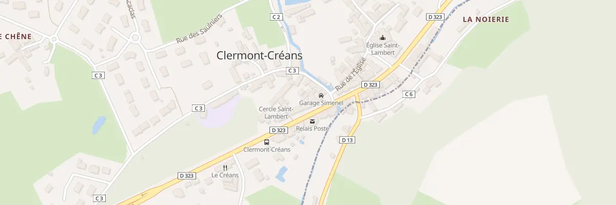 Plan du 16 Rue Nationale à Clermont-Créans