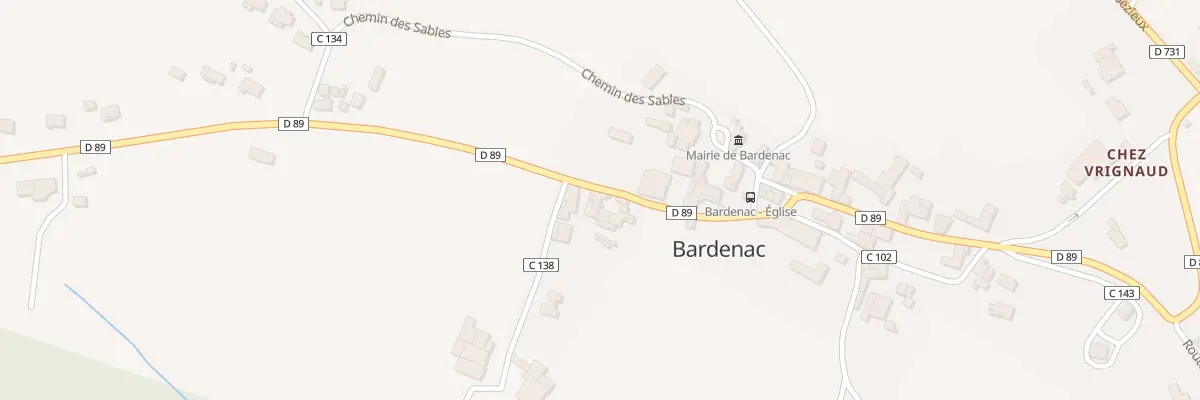 Plan du 6 Rue des Anciennes Forges à Bardenac