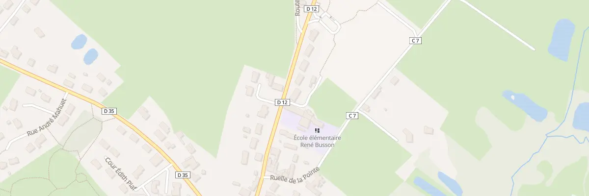 Plan du 21 Rue du Stade à Mézeray