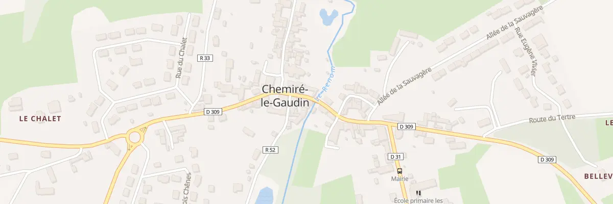 Plan du 25 Rue du Renom à Chemiré-le-Gaudin