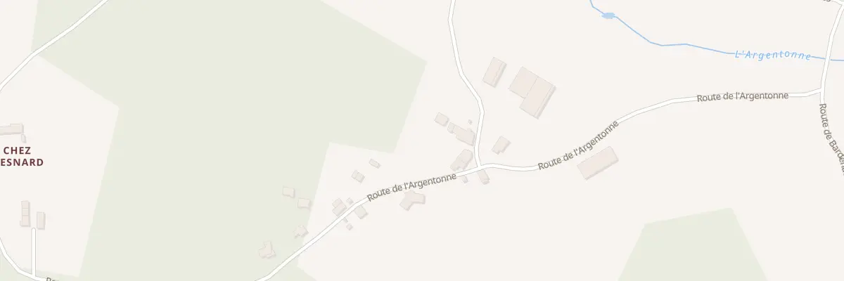 Plan du 10 Rte de l’Argentonne à Bardenac
