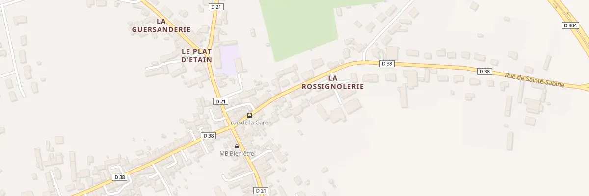 Plan du 24 Rue de la Gare à Conlie