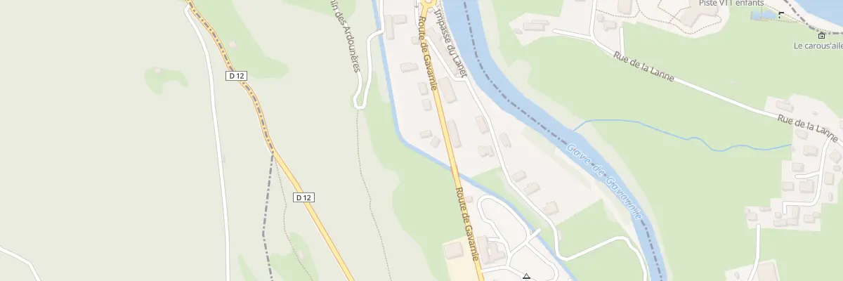 Plan du 56 Rte de Gavarnie à Sassis
