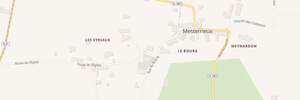 Plan du 24 Le Bourg à Mesterrieux