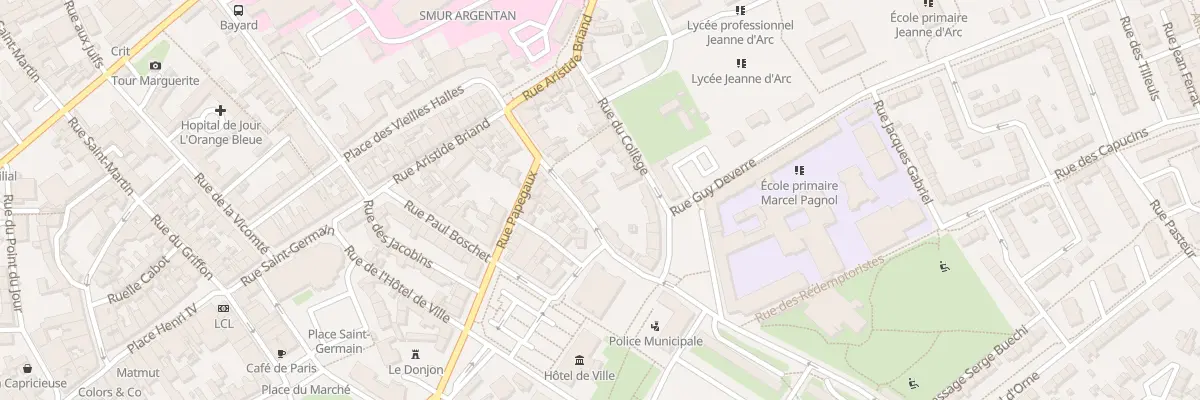 Plan du 8 Rue Ferdinand Buisson à Argentan