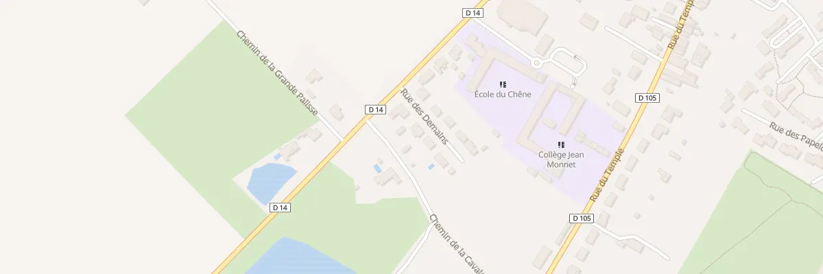 Plan du 3 Rue des Demains à Lezay