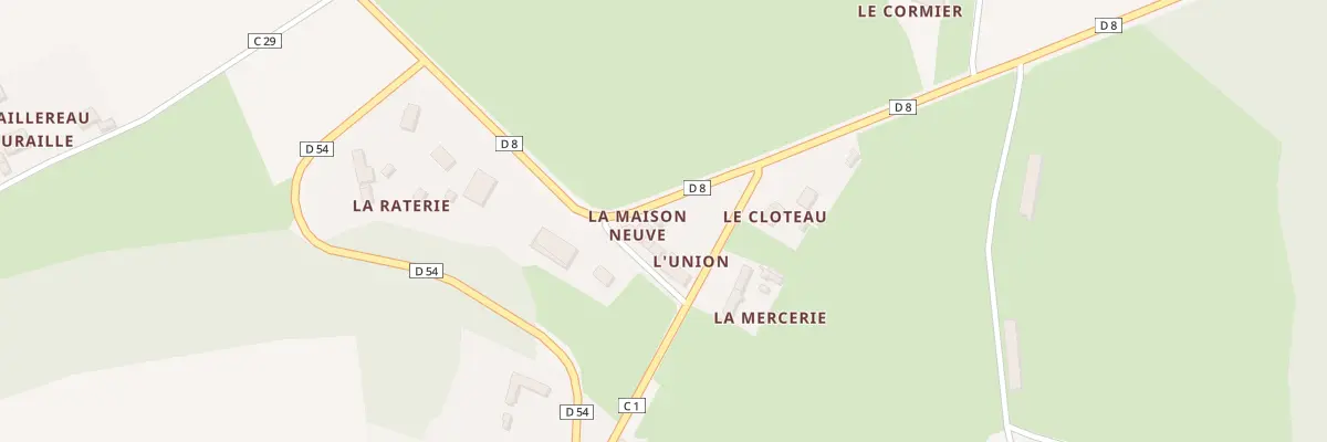 Plan du 5089B Le Bas du Tertre à Courcelles-la-Forêt