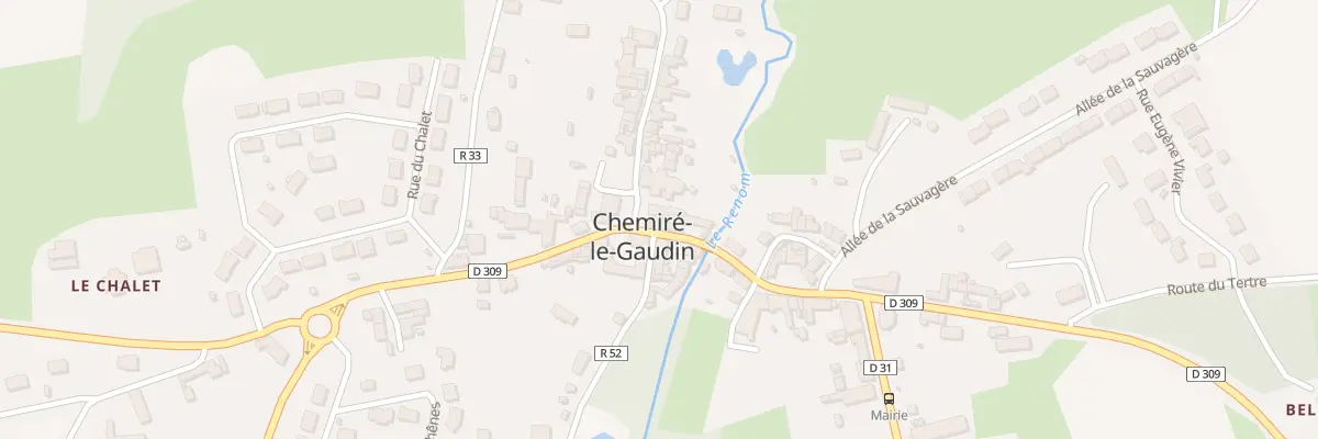 Plan du 2 Rue D Athenay à Chemiré-le-Gaudin