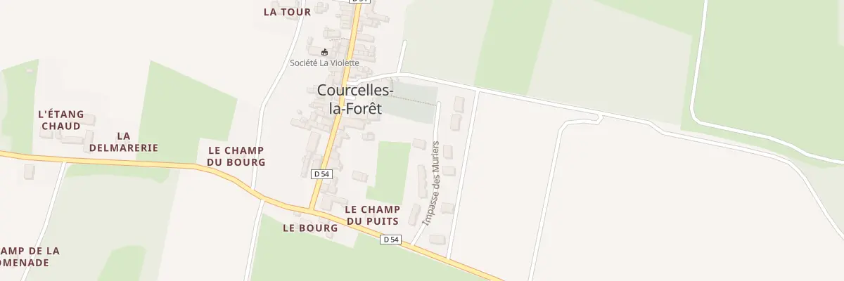 Plan du 11 Imp des Muriers à Courcelles-la-Forêt