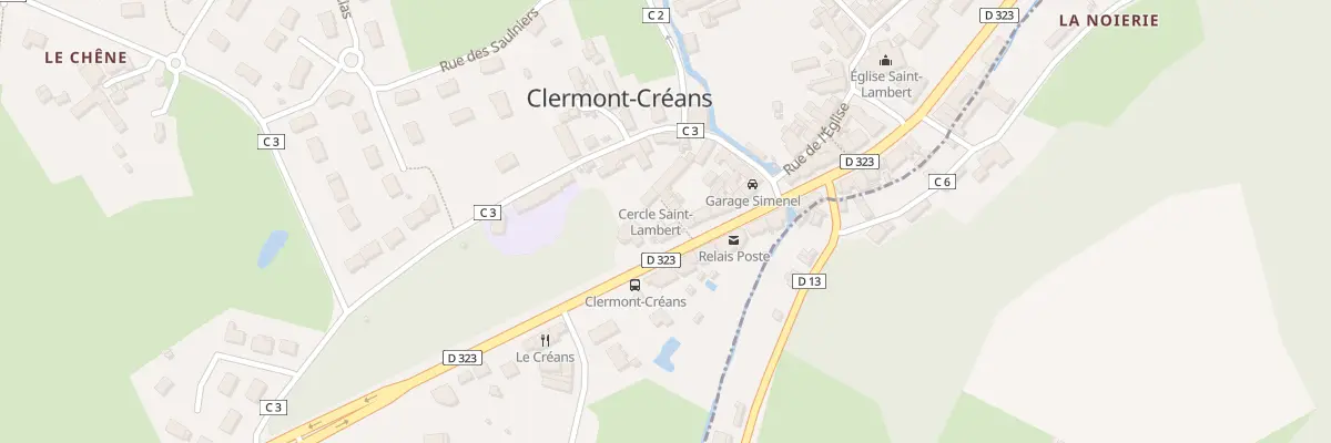 Plan du 8 Rue Nationale à Clermont-Créans