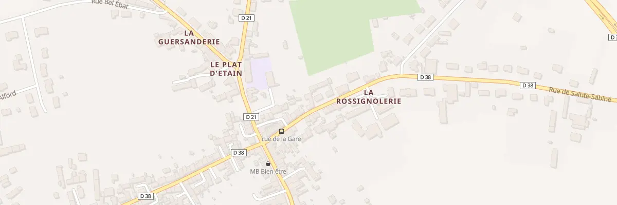 Plan du 25 Rue de la Gare à Conlie