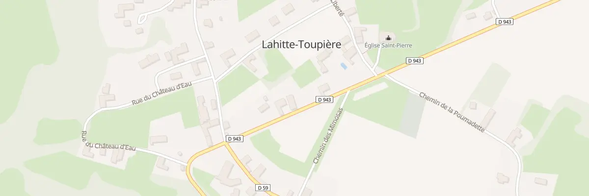 Plan du 46 Rte de Maubourguet à Lahitte-Toupière