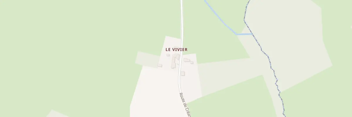 Plan du 5248 Le Vivier à Clermont-Créans