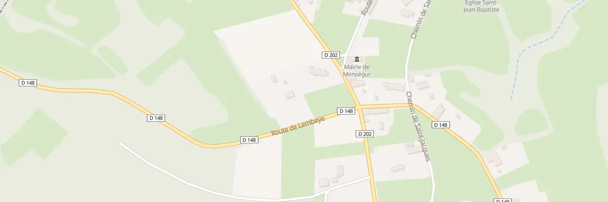 Plan du 9528 Rte de Lembeye à Monségur