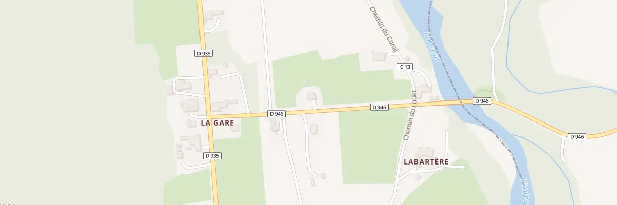Plan du 3 Rte de Plaisance à Castelnau-Rivière-Basse