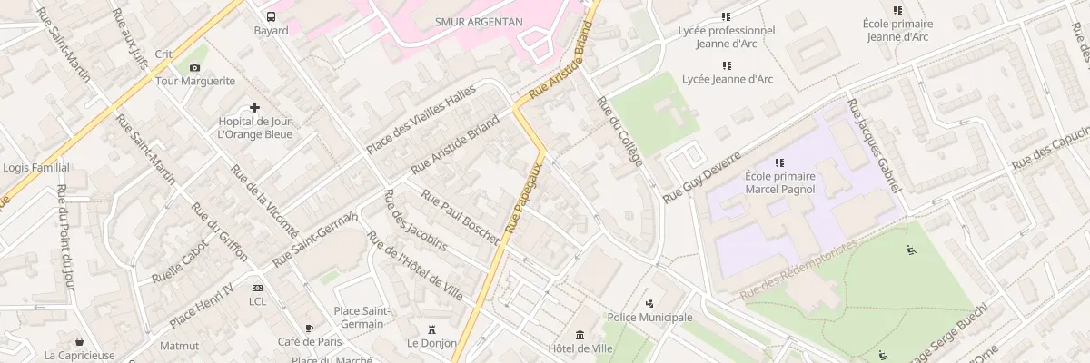 Plan du 11 Rue Ferdinand Buisson à Argentan