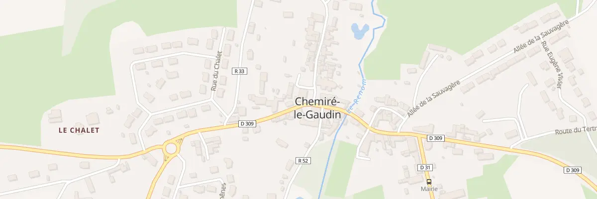 Plan du 28 Rue du Renom à Chemiré-le-Gaudin