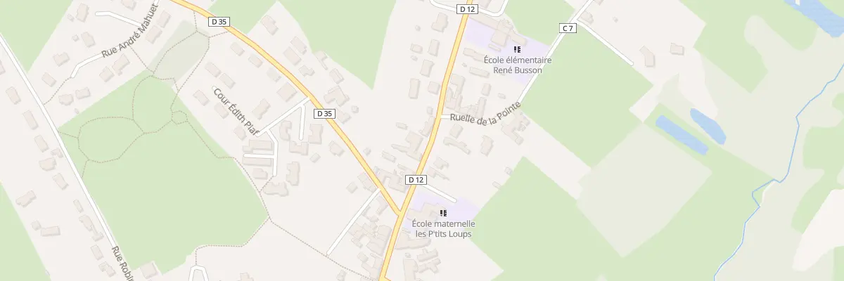 Plan du 14 Rue du Stade à Mézeray